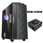 Stor PC-Väska med RGB Strömförsörjning 1050W