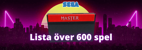 Master System Multi Spelkassett - Lista över 600 spel