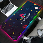 Playstation RGB Skrivbordsmatta | Gamer Aesthetic Gamer 
