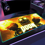 DOOM LED Skrivbordsmatta | Gamer Aesthetic Gamer Aesthetic
