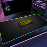 DOOM LED Skrivbordsmatta | Gamer Aesthetic Gamer Aesthetic