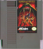 jeu Swords and Serpents nintendo nes