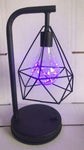 Geometrisk Aesthetic Lampa Lila
