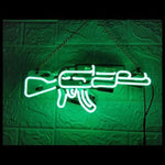 Neon Kalashnikov Aesthetic Grön
