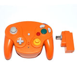 Manette Gamecube Sans Fil Nintendo Compatible Orange