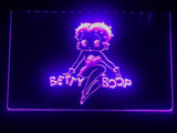 Lampe Panneau LED Betty Boop Bleu