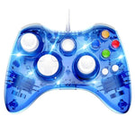 Manette X Box Transparente Bleu