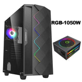 Stor PC-Väska med RGB Strömförsörjning 1050W